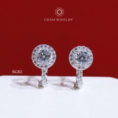 Hoa Tai CHAM JEWELRY BG82, Chủ 5.5mm ( Barcode TBG104).