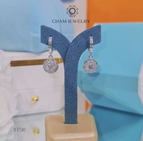 Hoa Tai BT98 CHAM JEWELRY, Chủ 5.0mm (Barcode TBT754).