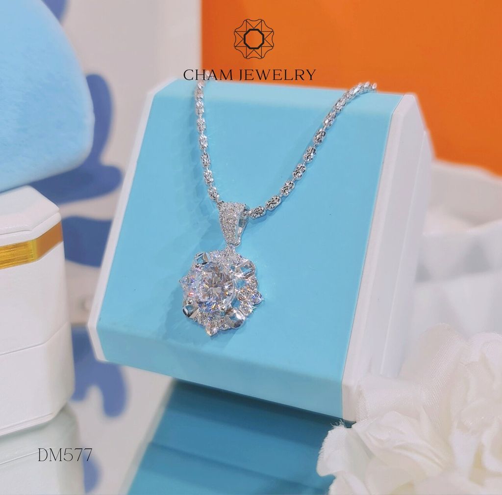 Dây Chuyền MK577-DK01 45cm CHAM JEWELRY, Chủ 9.0mm.