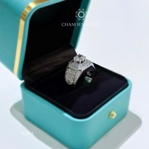 Nhẫn Nam NA63 CHAM JEWELRY, Chủ 7.5mm (Barcode CNTNN82).