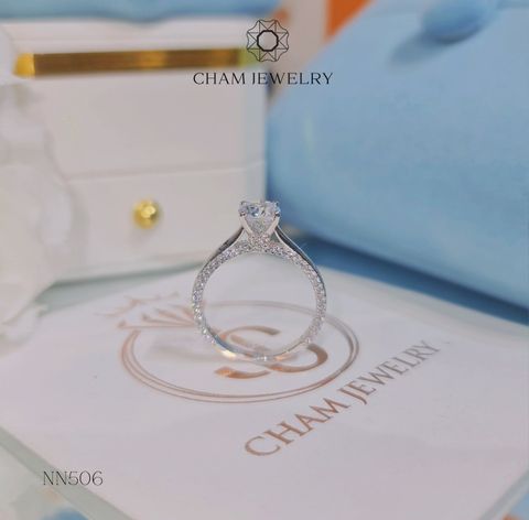 Nhẫn NN506 CHAM JEWELRY, Chủ 6.0mm (Barcode TNN1458).