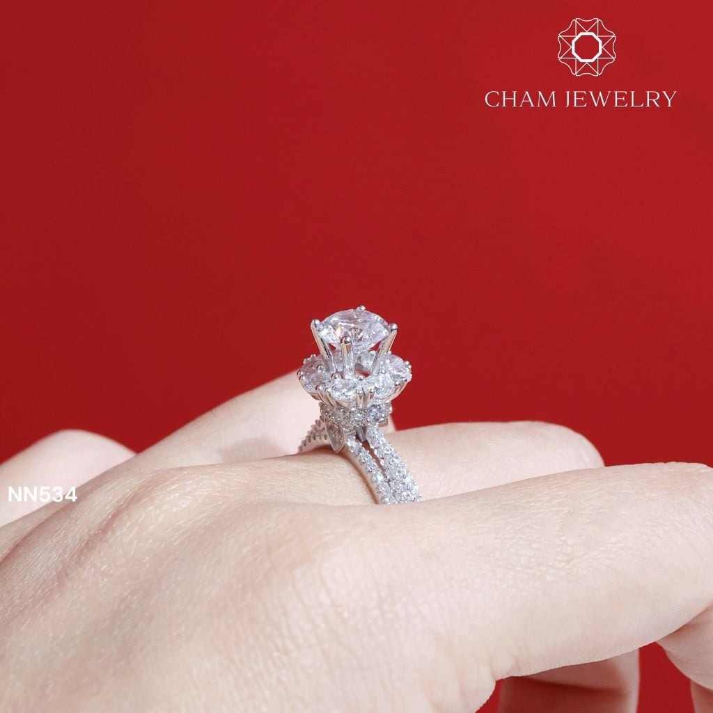 Nhẫn Nữ NN534 CHAM JEWELRY, Chủ 7.mm (Barcode TNN1510)