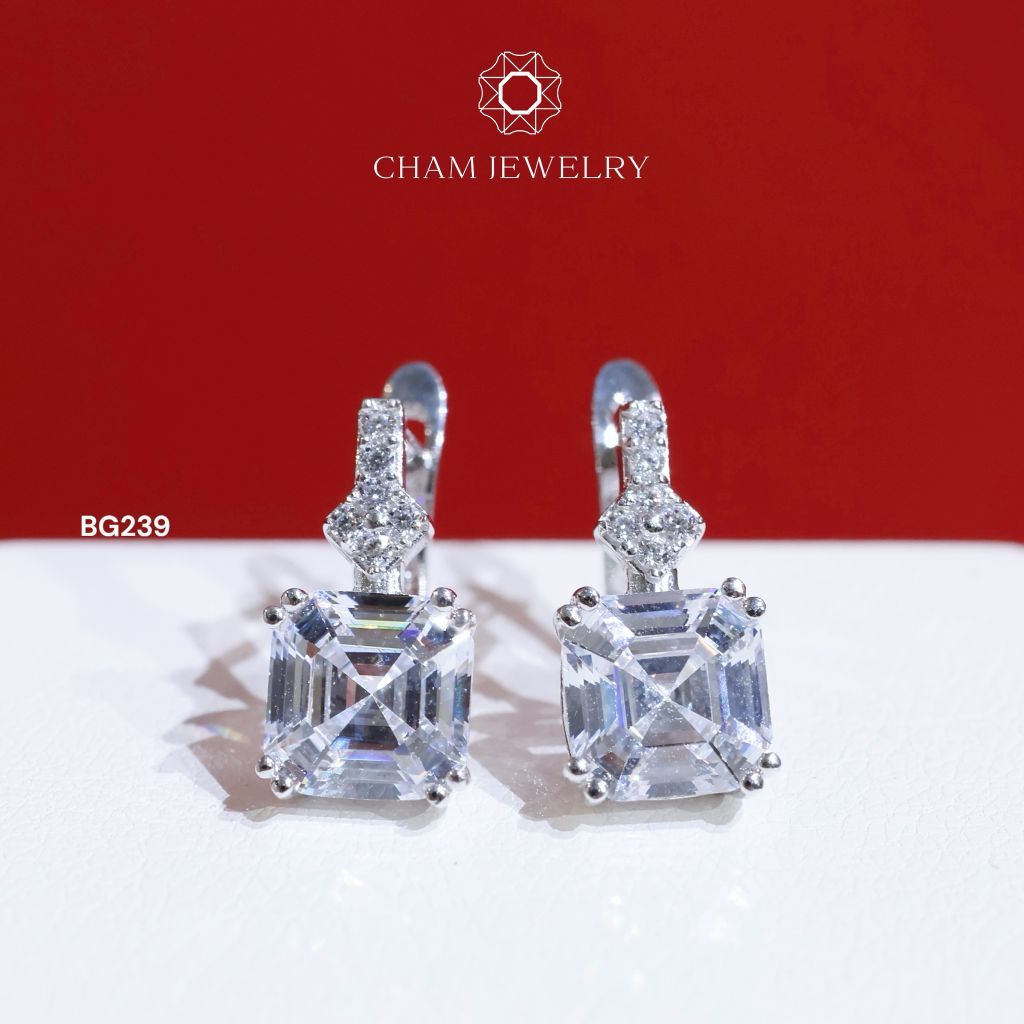 Hoa Tai CHAM JEWELRY BG239, Chủ 7.0mm (Barcode TBG872).