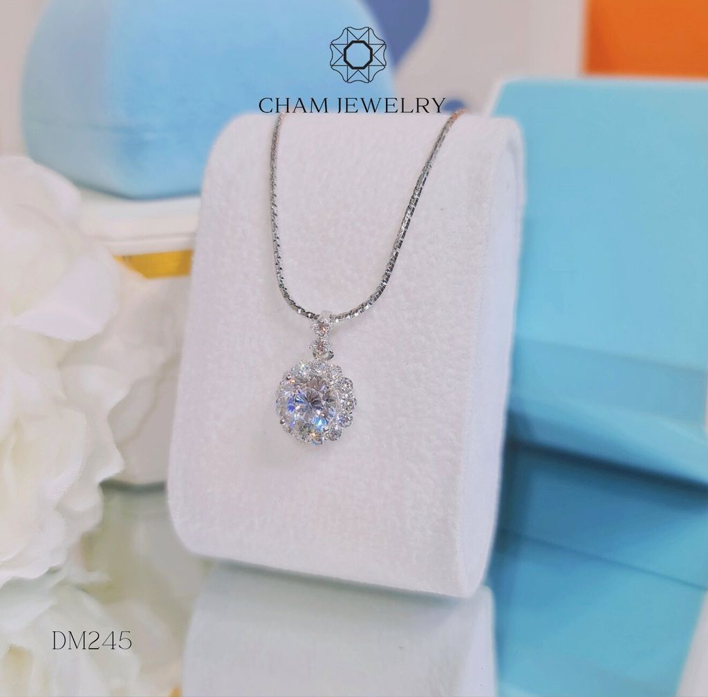 Dây Chuyền MK245-DK03 45cm CHAM JEWELRY, Chủ 8.0mm.