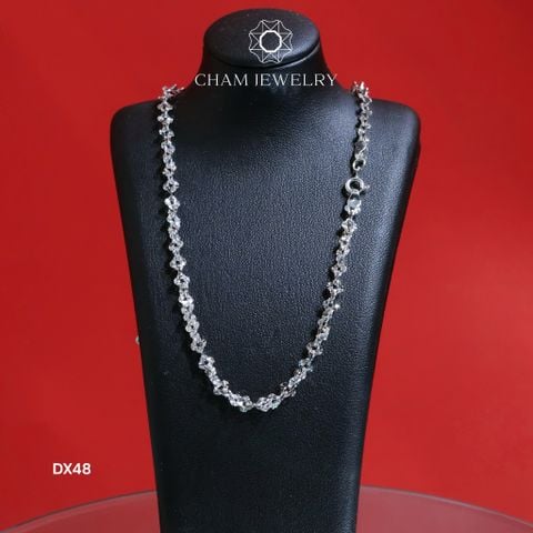 Dây Xoắn DX48 CHAM JEWELRY, Dây Xoắn Hoa Bản 4.0mm (Barcode TDBC777).