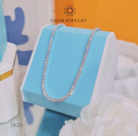 Dây Chuyền KP07 CHAM JEWELRY, Full Đá 2.0mm (Barcode CNDLM39).