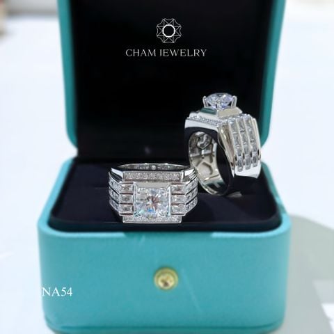 Nhẫn Nam NA54 CHAM JEWELRY, Chủ 7.5mm (Barcode TNNA398).