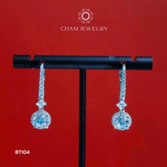Hoa Tai BT104 CHAM JEWELRY, Chủ 7.0mm (Barcode CB6682)