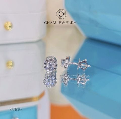 Hoa Tai CHAM JEWELRY BV109, Chủ 4.0mm.