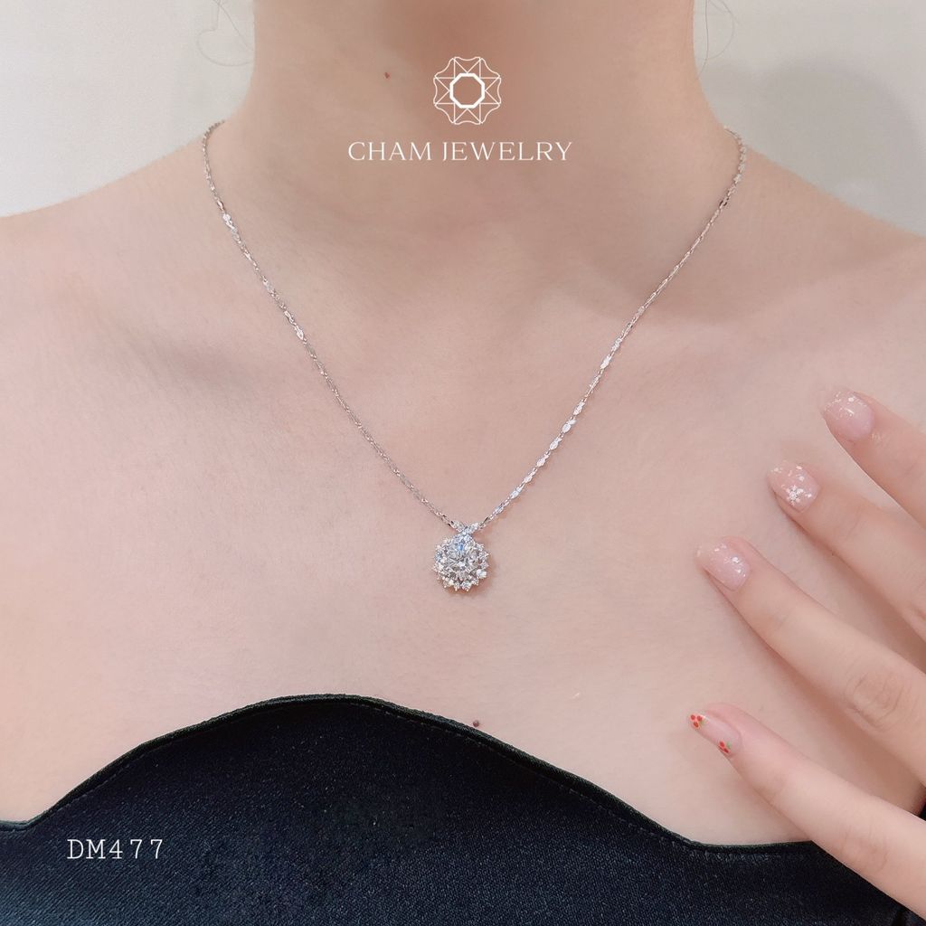 Dây Chuyền MK477-DK37 45cm CHAM JEWELRY, Chủ 8.0mm.