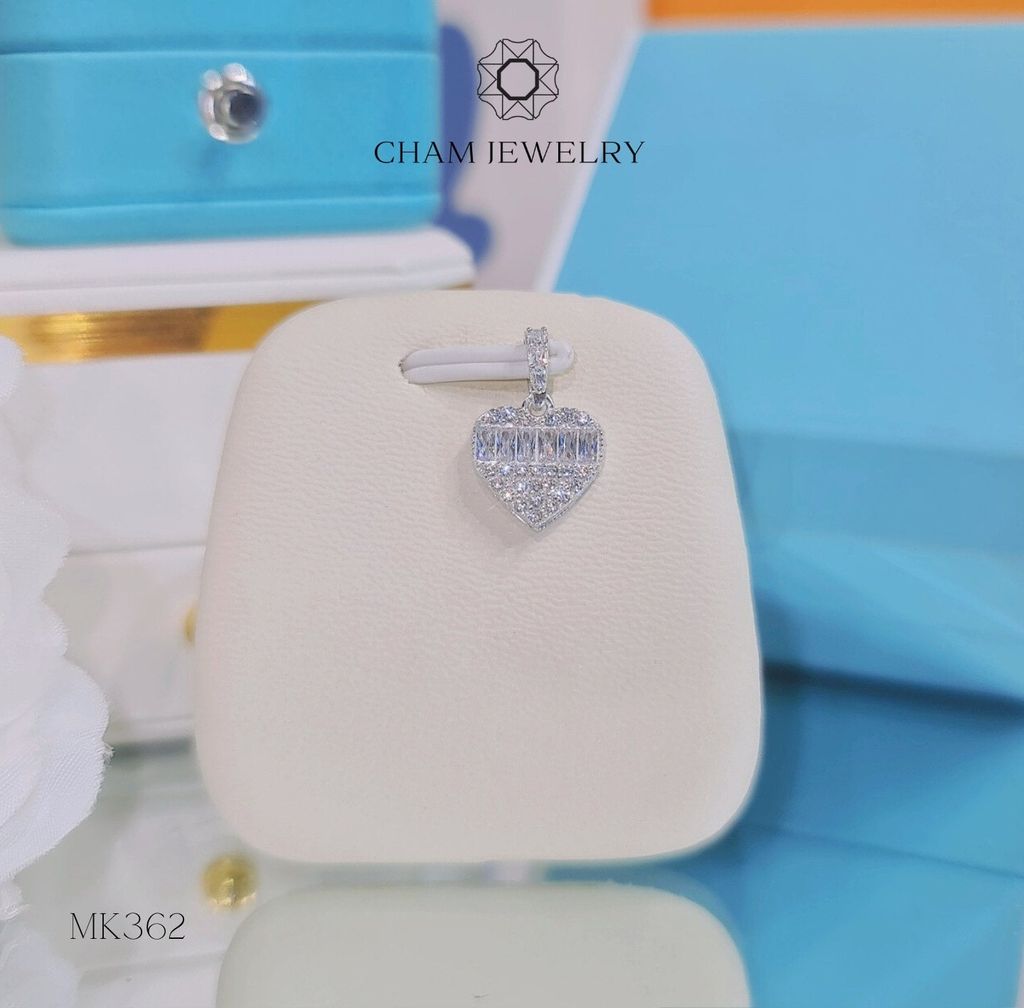 Mặt Dây Chuyền MK362 CHAM JEWELRY, Mặt Trái Tim (Barcod TMA881).