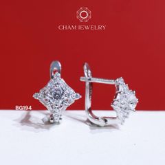 Hoa Tai BG194 CHAM JEWELRY, Chủ 3.0mm (Barcode TBG0797).