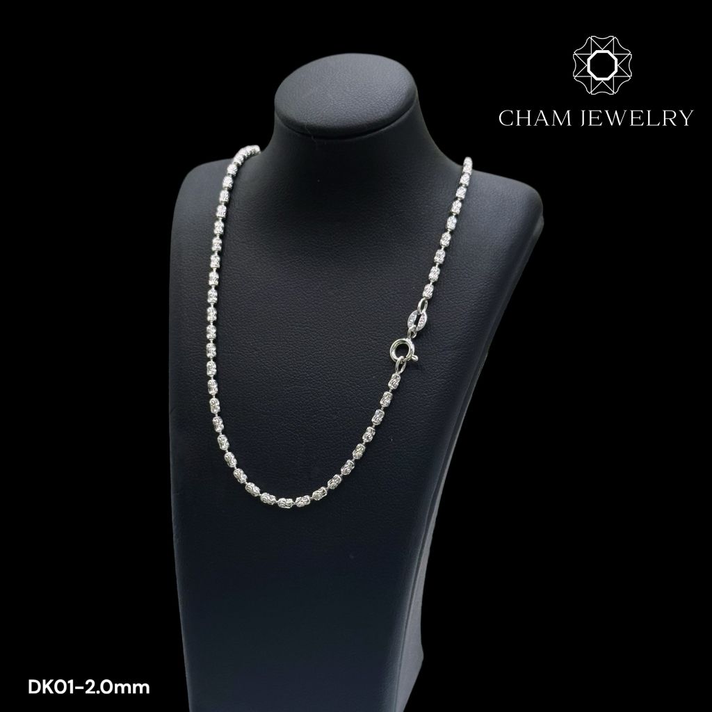 Dây Không Mặt CHAM JEWELRY DK01, Dây Bi Ý 2.0mm (Barcode CDAYY3-TDY711-CD337-CDAYY757)