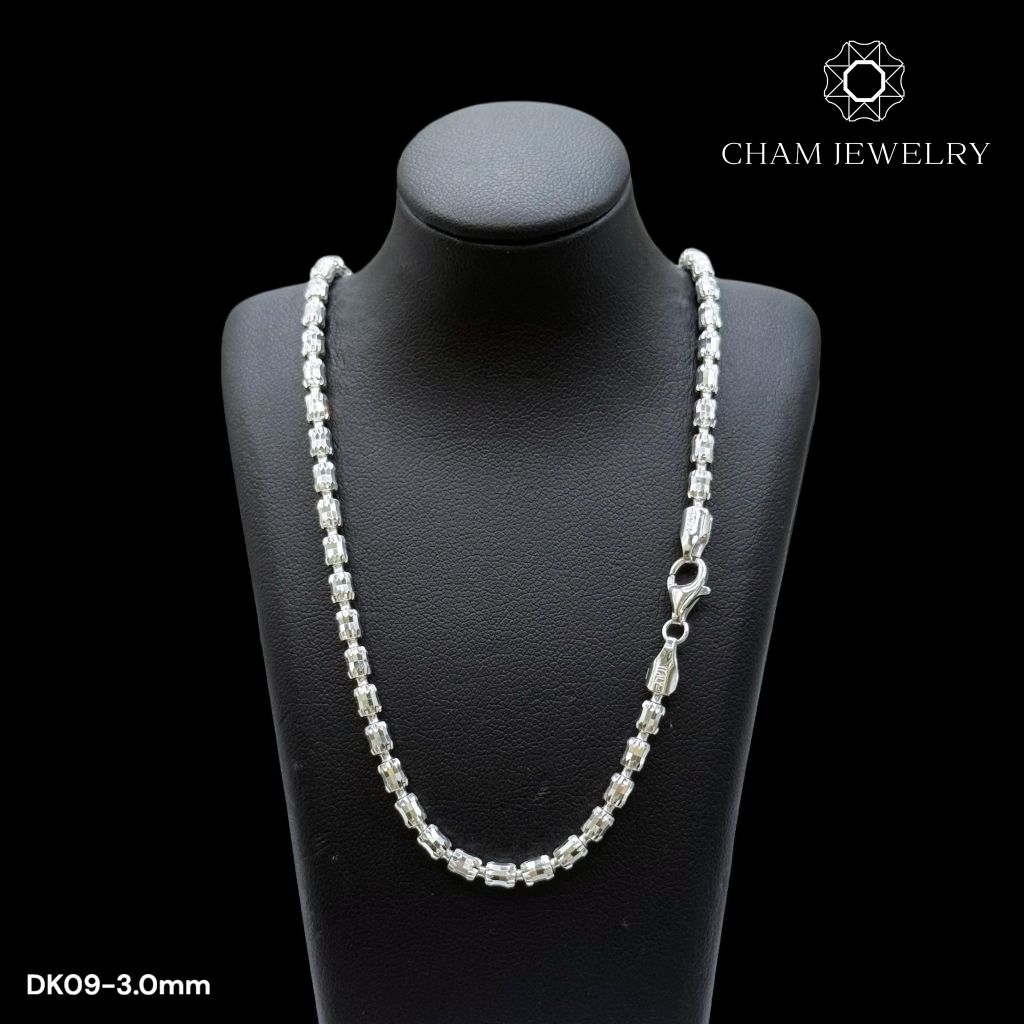 Dây Không Mặt CHAM JEWELRY DK09, Bi Ý 3.0mm (Barcode CH1D43- CDYR5011- CDYR501-CDU814).
