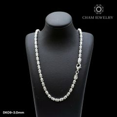 Dây Không Mặt CHAM JEWELRY DK09, Bi Ý 3.0mm (Barcode CH1D43- CDYR5011- CDYR501-CDU814).