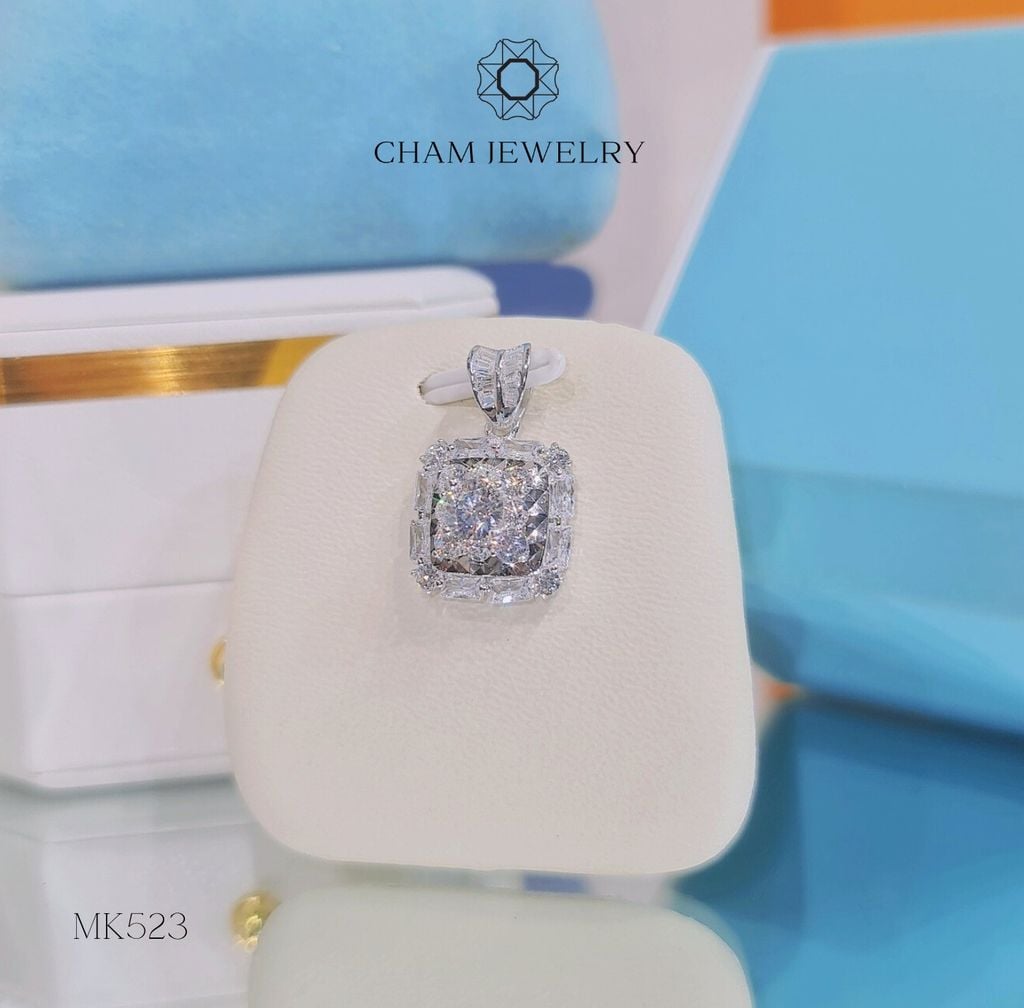 Mặt Dây Chuyền MK523 CHAM JEWELRY, Chủ 5.0ly (Barcode TMA1643).