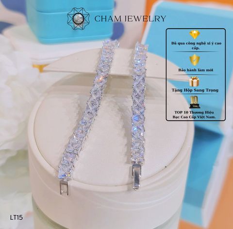 Lắc Tay CHAM JEWELRY LT15, Đá Baget 5.0mm (Barcode TLT514).