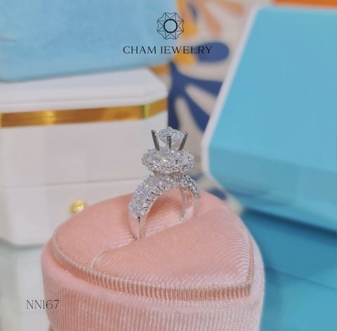 Nhẫn CHAM JEWELRY NN167, Chủ 6.5 (Barcode TNN1467).