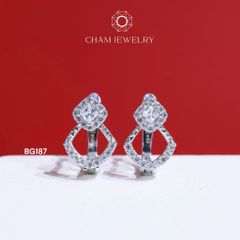 Hoa Tai CHAM JEWELRY BG187, Chủ 2.0mm (Barcode TBG0737).