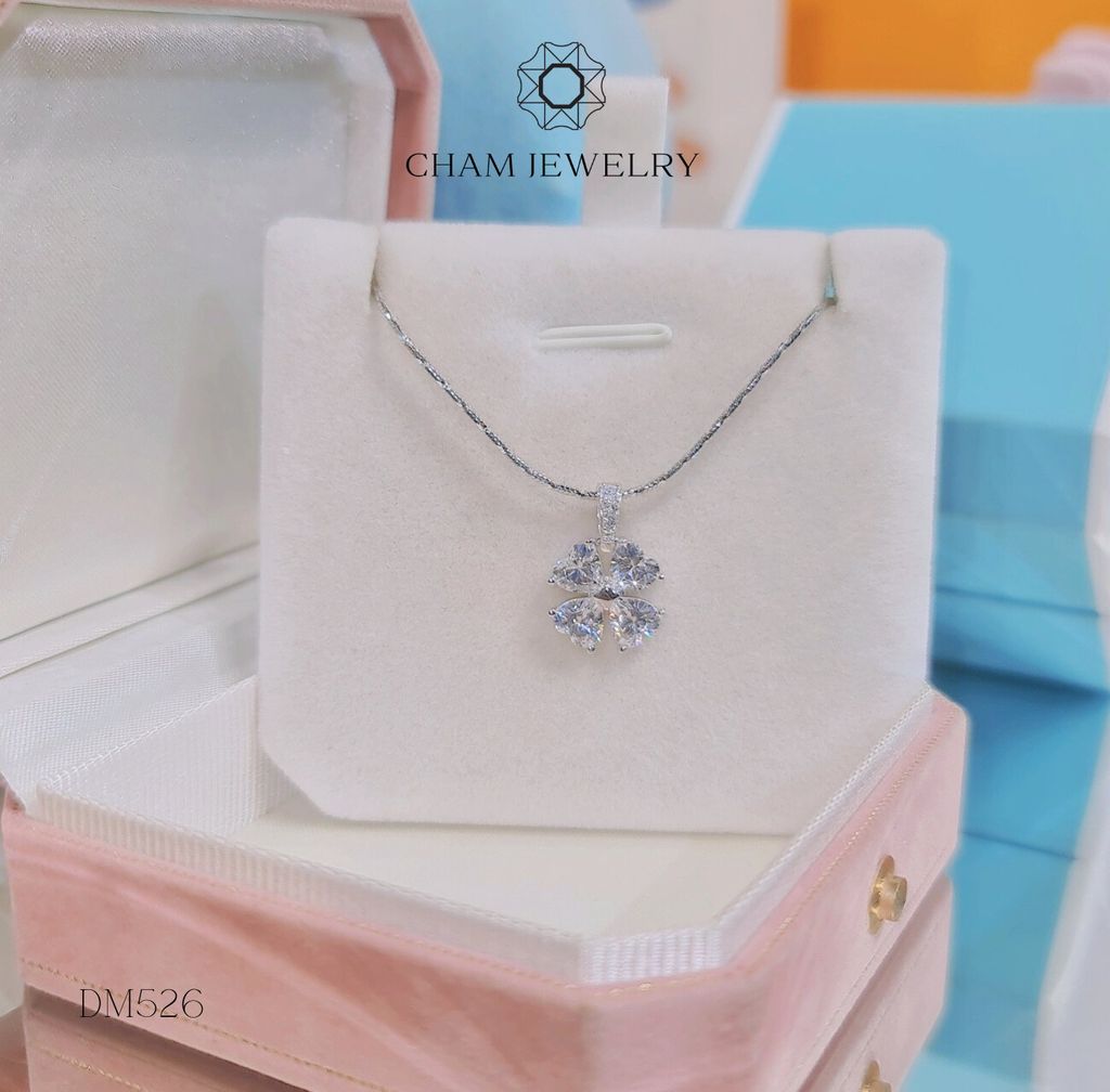 Dây Chuyền MK526-DK02 45cm CHAM JEWELRY, Cỏ 4 Lá.