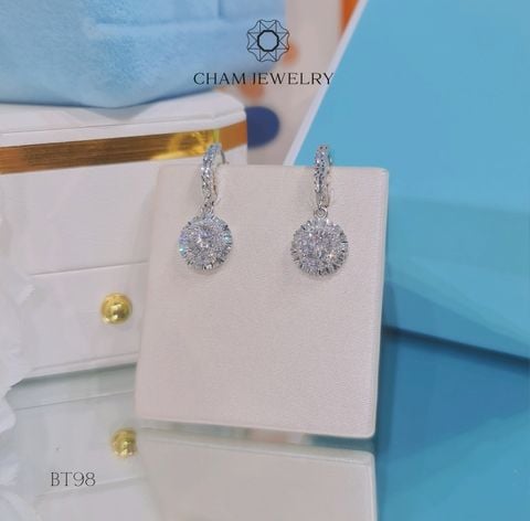 Hoa Tai BT98 CHAM JEWELRY, Chủ 5.0mm (Barcode TBT754).