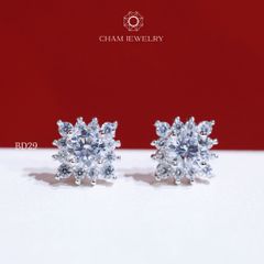 Hoa Tai BD29 CHAM JEWERLY , Chủ 4.0mm (Barcode TBD1189).