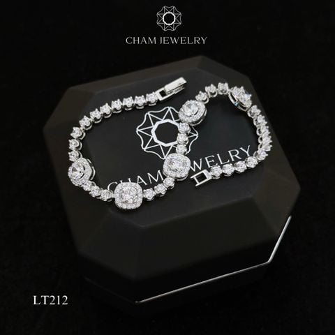 Lắc Tay LT212 CHAM JEWELRY, Chủ 5.0mm Bản 8.0mm (Barcode TLT1252).
