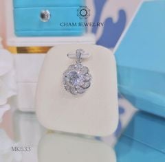 Mặt Dây Chuyền MK533 CHAM JEWELRY, Chủ 6.5mm (Barcode TMA1493).