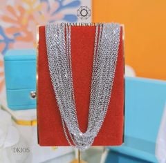 Dây chuyền CHAM JEWELRY DK105 , Dây Chữ Cong ( Barcode H2D93).