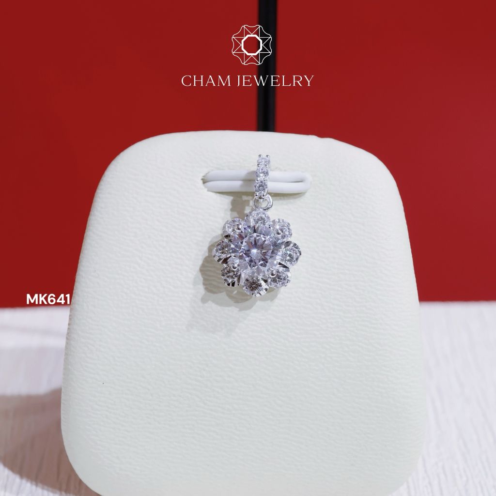 Mặt Dây Chuyền MK641 CHAM JEWELRY, Chủ 6.5mm (Barcode TMA1750)