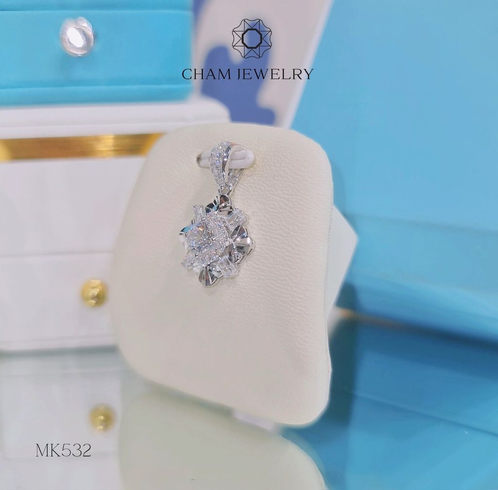 Mặt Dây Chuyền MK532 CHAM JEWELRY, Chủ 5.0mm (Barcode TMA1568).