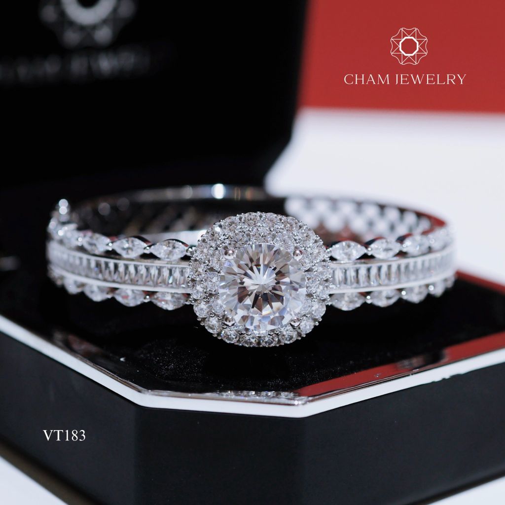 Vòng Tay VT183 CHAM JEWELRY, Chủ 11.0mm (Barcode CV7583).