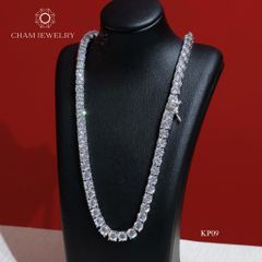 Dây Chuyền KP09 CHAM JEWELRY, Full Đá 3.0mm (Barcode TDK5-TDK4-TDK6-TDK19).