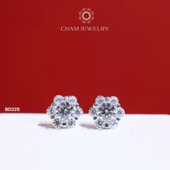Hoa Tai BD225 CHAM JEWELRY, Chủ 4.5mm (Barcode TBD0102).