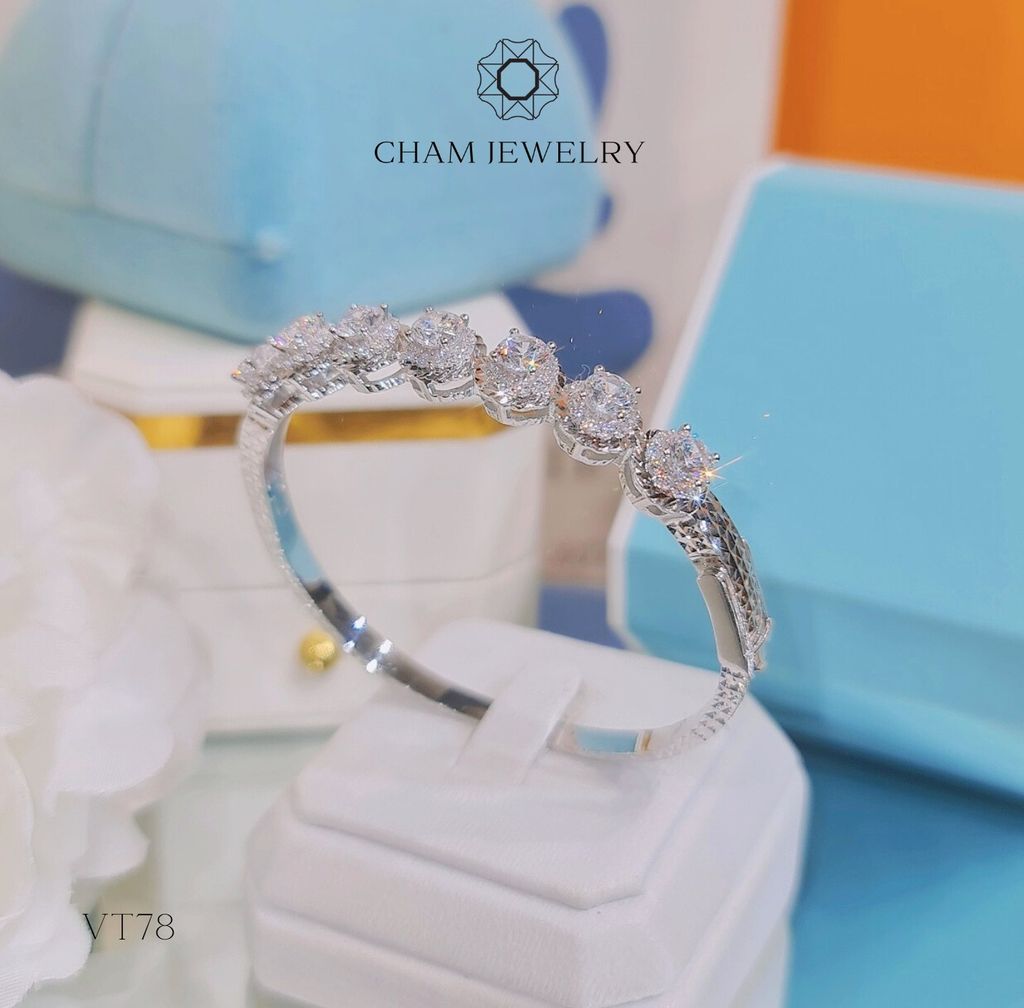 Vòng Tay CHAM JEWELRY VT78, Chủ 4.5mm( Barcode TV120).