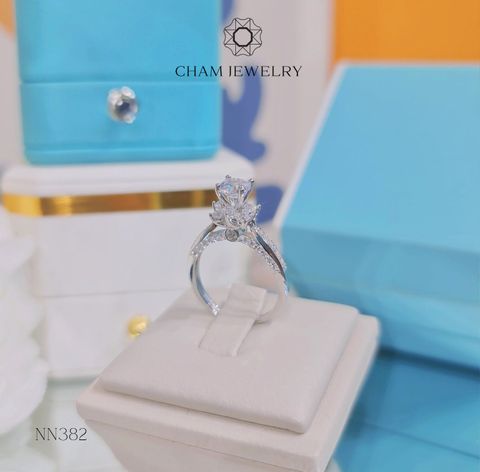 Nhẫn NN382 CHAM JEWELRY, Chủ 5.5mm (Barcode TNN1315).