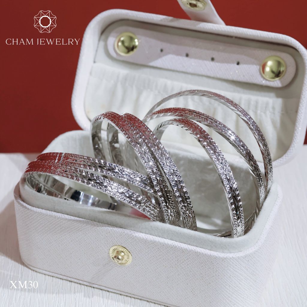 Vòng Tay XM30 CHAM JEWELRY, Bản 4.5mm (Barcode TXC114).