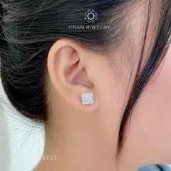Hoa Tai BV21 CHAM JEWWLRY, Chủ 5.0mm.