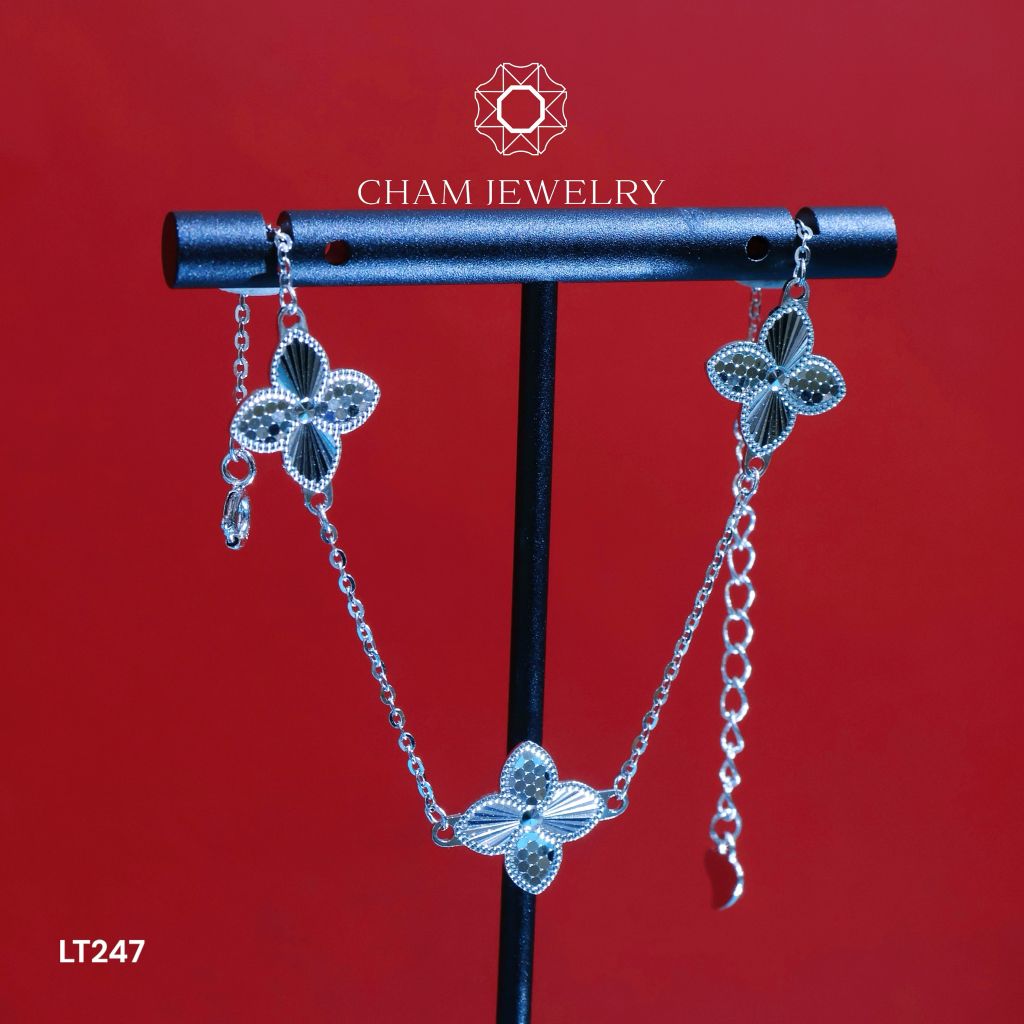 Lắc Tay LT247 CHAM JEWELRY, Free Size Bản 12.0mm ( Barcode CRT25)