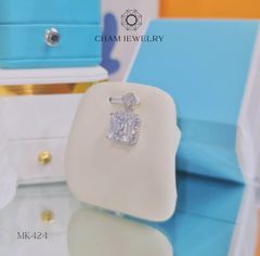 Mặt Dây Chuyền MK424 CHAM JEWELRY, Chủ Vuông 8.0mm (Barcode TMA1543).