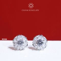 Hoa Tai BD166 CHAM JEWELRY, Chủ 4.0mm ( Barcode TBD1057).