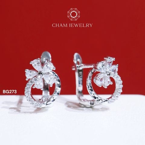 Hoa Tai BG273 CHAM JEWELRY (Barcode TBG739)