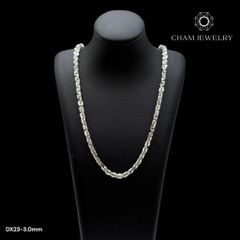 Dây Chuyền CHAM JEWELRY DX23, Bản 3.0mm ( Barode TDBC0713).