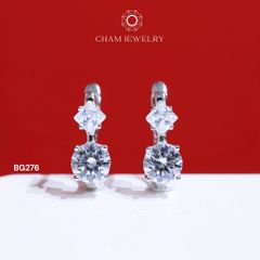 Hoa Tai BG276 CHAM JEWELRY, Chủ 5.0mm (Barcode TBG951).