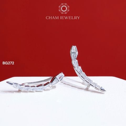 Hoa Tai BG272 CHAM JEWELRY, Rắn Barget (Barcode TBX22).