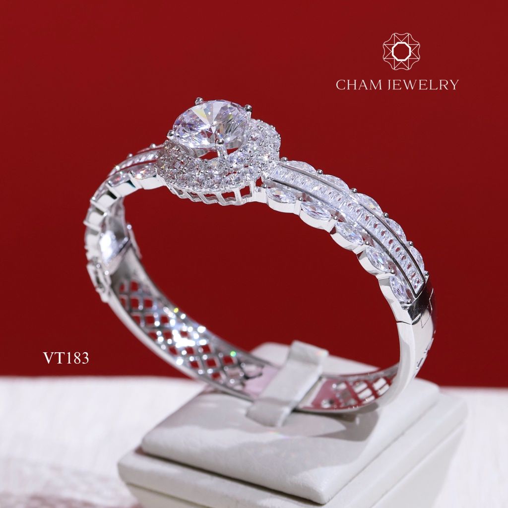 Vòng Tay VT183 CHAM JEWELRY, Chủ 11.0mm (Barcode CV7583).