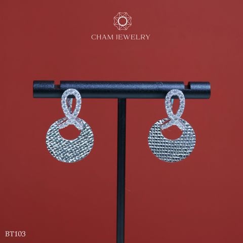 Hoa Tai BT103 CHAM JEWELRY (Barcode TBT641).