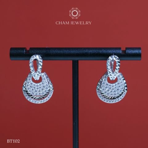 Hoa Tai BT102 CHAM JEWELRY (Barcode TBT772).