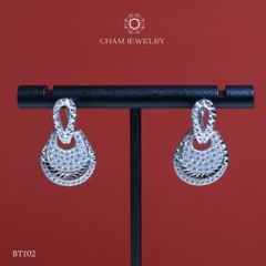 Hoa Tai BT102 CHAM JEWELRY (Barcode TBT772).