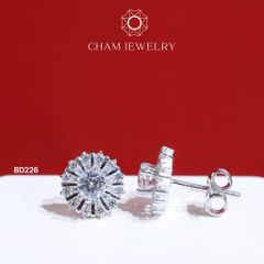 Hoa Tai BD226 CHAM JEWELRY, Chủ 4.5mm (Barcode TBD1223).